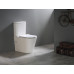 Унитаз SantiLine SL-5026, Напольный, Безободковый, Овальная, Белый, Дюропласт