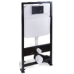 Комплект унитаза с инсталляцией SantiLine SL-5027MB+SL-04, Подвесной, Безободковый, Черный матовый, Фаянс