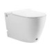 Унитаз SantiLine SL-5030, Напольный, Безободковый, Овальная, Белый, Дюропласт