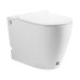 Унитаз SantiLine SL-5030, Напольный, Безободковый, Овальная, Белый, Дюропласт