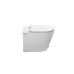 Унитаз SantiLine SL-5030, Напольный, Безободковый, Овальная, Белый, Дюропласт
