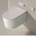 Унитаз SantiLine SL-5038, Подвесной, Округлая, Белый, Электрический