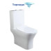 Унитаз SantiLine SL-5043, Напольный, Безободковый, Круглая, Белый Унитаз SantiLine SL-5043, Напольный, Безободковый, Круглая, Белый