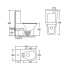 Унитаз SantiLine SL-5043, Напольный, Безободковый, Круглая, Белый Унитаз SantiLine SL-5043, Напольный, Безободковый, Круглая, Белый