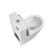 Унитаз SantiLine SL-5046, Напольный, Безободковый, Круглая, Белый Унитаз SantiLine SL-5046, Напольный, Безободковый, Круглая, Белый