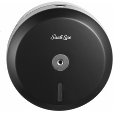 Дозатор SantiLine SL-8015, Черный матовый, Черная матовая, Пластик