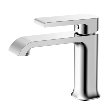 Смеситель SantiLine SL-9001, На раковину, Круглая, Хром, Латунь Смеситель SantiLine SL-9001, На раковину, Круглая, Хром, Латунь
