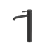 Смеситель SantiLine SL-9004MB, На раковину, Круглая, Черный матовый, Латунь