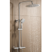 Душевая стойка SantiLine SL-9006, Настенный, Хром, Нержавеющая сталь