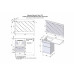 Тумба Style Line El Fante СС-00000515 115 см, Напольный, Белый, МДФ