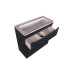 Тумба Style Line El Fante СС-00002313 80 см, Напольный, Черный, МДФ Тумба Style Line El Fante СС-00002313 80 см, Напольный, Черный, МДФ