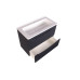 Тумба Style Line El Fante СС-00002321 70 см, Подвесной, Черный, МДФ Тумба Style Line El Fante СС-00002321 70 см, Подвесной, Черный, МДФ