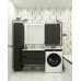Тумба Style Line El Fante СС-00002324 80 см, Подвесной, Черный, МДФ Тумба Style Line El Fante СС-00002324 80 см, Подвесной, Черный, МДФ
