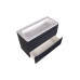 Тумба Style Line El Fante СС-00002324 80 см, Подвесной, Черный, МДФ Тумба Style Line El Fante СС-00002324 80 см, Подвесной, Черный, МДФ