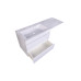 Тумба Style Line El Fante СС-00002337 140 см, Подвесной, Белый, МДФ Тумба Style Line El Fante СС-00002337 140 см, Подвесной, Белый, МДФ