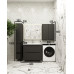 Тумба Style Line El Fante СС-00002363 90 см, Напольный, Черный, МДФ Тумба Style Line El Fante СС-00002363 90 см, Напольный, Черный, МДФ