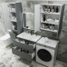 Тумба Style Line El Fante СС-00002412 80 см, Подвесной, Серый, МДФ