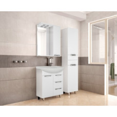 Тумба с раковиной Style Line Жасмин ЛС-00000035, Напольный, Белый, Дсп