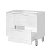 Тумба с раковиной Style Line Альба ЛС-000010054 90 см, Универсальный, Белый, МДФ Тумба с раковиной Style Line Альба ЛС-000010054 90 см, Универсальный, Белый, МДФ