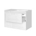 Тумба с раковиной Style Line Альба ЛС-000010054 90 см, Универсальный, Белый, МДФ Тумба с раковиной Style Line Альба ЛС-000010054 90 см, Универсальный, Белый, МДФ