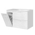 Тумба с раковиной Style Line Альба ЛС-000010054 90 см, Универсальный, Белый, МДФ Тумба с раковиной Style Line Альба ЛС-000010054 90 см, Универсальный, Белый, МДФ