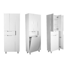 Шкаф Style Line Колонна Оптима 700 1ящ, отделение под халаты ЛС-000010058, Напольный, МДФ Шкаф Style Line Колонна Оптима 700 1ящ, отделение под халаты ЛС-000010058, Напольный, МДФ
