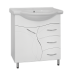 Тумба с раковиной Style Line Амелия ЛС-00002281, Напольный, Белый, Дсп Тумба с раковиной Style Line Амелия ЛС-00002281, Напольный, Белый, Дсп