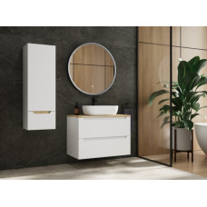 Шкаф Style Line Колонна Бали 360 СОФТ ЛС-00002340, Подвесной, Белый, МДФ Шкаф Style Line Колонна Бали 360 СОФТ ЛС-00002340, Подвесной, Белый, МДФ
