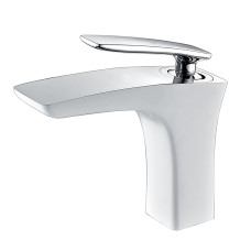 Смеситель для раковины Timo Helmi 4061/00-16F, Белый глянцевый, Латунь