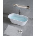 Ванна Timo ELISSA ELISSA1580 158х74, Овальная, Белый, Искусственный камень, Solid surface (искусственный камень)