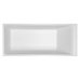 Ванна Timo ELISSA ELISSA1700 170х80, Овальная, Белый, Искусственный камень, Solid surface (искусственный камень)