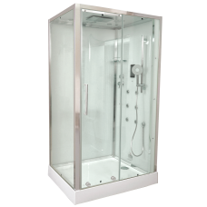 Душевая кабина Timo H-510L-T-CH/C 90х120, Хром, Прямоугольная, Акрил