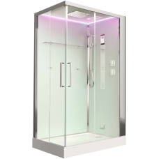 Душевая кабина Timo H-515L-T-CH/C 90х120, Хром, Прямоугольная, Акрил