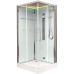 Душевая кабина Timo Premium H-516 100х100, Хром, Стекло белый, Квадратная, Акрил