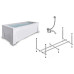 Слив-перелив Timo Комплект HELLA1575 +Каркас + HELLA1575-KT15-SPV1505-FP15H-TP75H 150х75