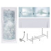Слив-перелив Timo Комплект HELLA1575 +Каркас + HELLA1575-KT15-SPV1505-T-CM-T-BM-FP15H 150х75