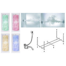 Слив-перелив Timo Комплект HELLA1575 +Каркас + HELLA1575-KT15-SPV1505-T-CM-T-BM-T-CT 150х75