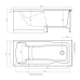 Слив-перелив Timo Комплект HELLA1575 +Каркас + HELLA1575-KT15-SPV1505-T-CM-T-BM-T-CT 150х75