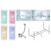 Слив-перелив Timo Комплект HELLA1575 +Каркас + HELLA1575-KT15-SPV1505-T-CM-T-BM-T-CT 150х75