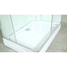 Душевая кабина Timo ILMA102L-ROOF-102L-T-STILMA-T-CH/C 120х80, Хром, Прямоугольная, Акрил