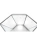 Душевая кабина Timo ILMA701-ROOF-701-T-STILMA-T-CH/C 100х100, Хром, Пятиугольная, Акрил