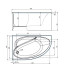 Слив-перелив Timo Комплект IVA1595L +Каркас + IVA1595L-KTIVA15-SPV1505 150х95