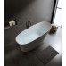 Ванна Timo KIARA KIARA1500 150х76, Овальная, Белый, Искусственный камень, Solid surface (искусственный камень)
