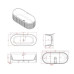 Ванна Timo KIARA KIARA1680 168х74, Овальная, Белый, Искусственный камень, Solid surface (искусственный камень) Ванна Timo KIARA KIARA1680 168х74, Овальная, Белый, Искусственный камень, Solid surface (искусственный камень)