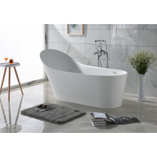 Ванна Timo KIRSTI KIRSTI1785L 178,5х76, Овальная, Белый, Искусственный камень, Solid surface (искусственный камень)