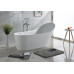 Ванна Timo KIRSTI KIRSTI1785R 178,5х76, Овальная, Белый, Искусственный камень, Solid surface (искусственный камень)