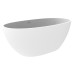 Ванна Timo LEMPI LEMPI1800 180х79, Овальная, Белый, Искусственный камень, Solid surface (искусственный камень)