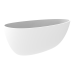 Ванна Timo RALI RALI1700 170х82, Капля, Белый, Искусственный камень, Solid surface (искусственный камень)