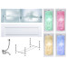 Слив-перелив Timo Комплект RITTA1570 +Каркас + RITTA1570-KT15-SPV1505-T-CM-T-BM-T-CT-FP15H 150х70