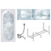 Слив-перелив Timo Комплект ROHA1570 +каркас+ ROHA1570-KT15-SPV1505-T-CM-T-BM 150х70
